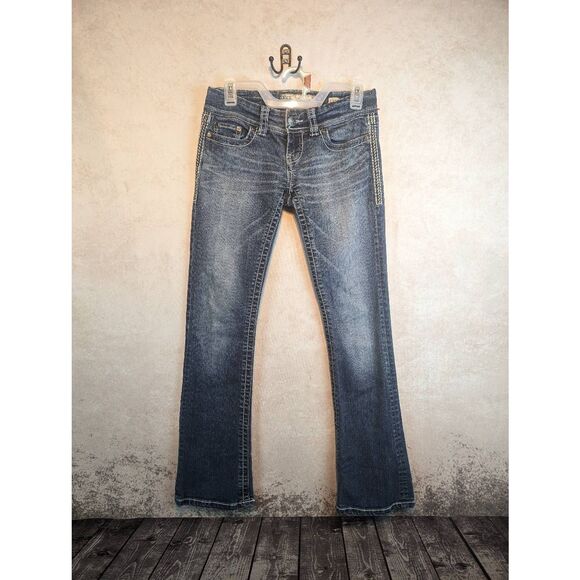 Bke Sabrina boot cut jeans size 27r * - Picture 1 of 4